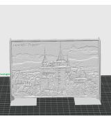 3D Foto Rámik s LED podsvietením 152x152mm