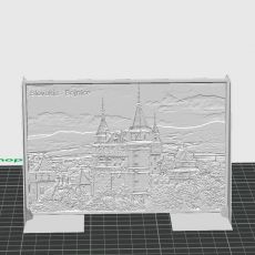 3D Foto Rámik s LED podsvietením 152x152mm